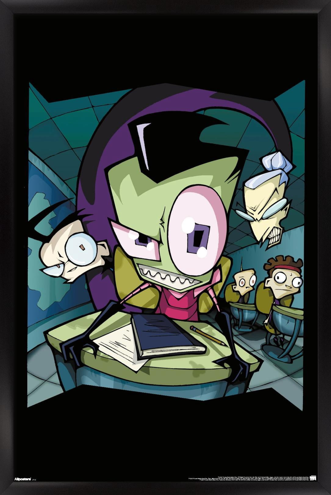 Invader Zim - Alien Master Plan Wall Poster, 22.375