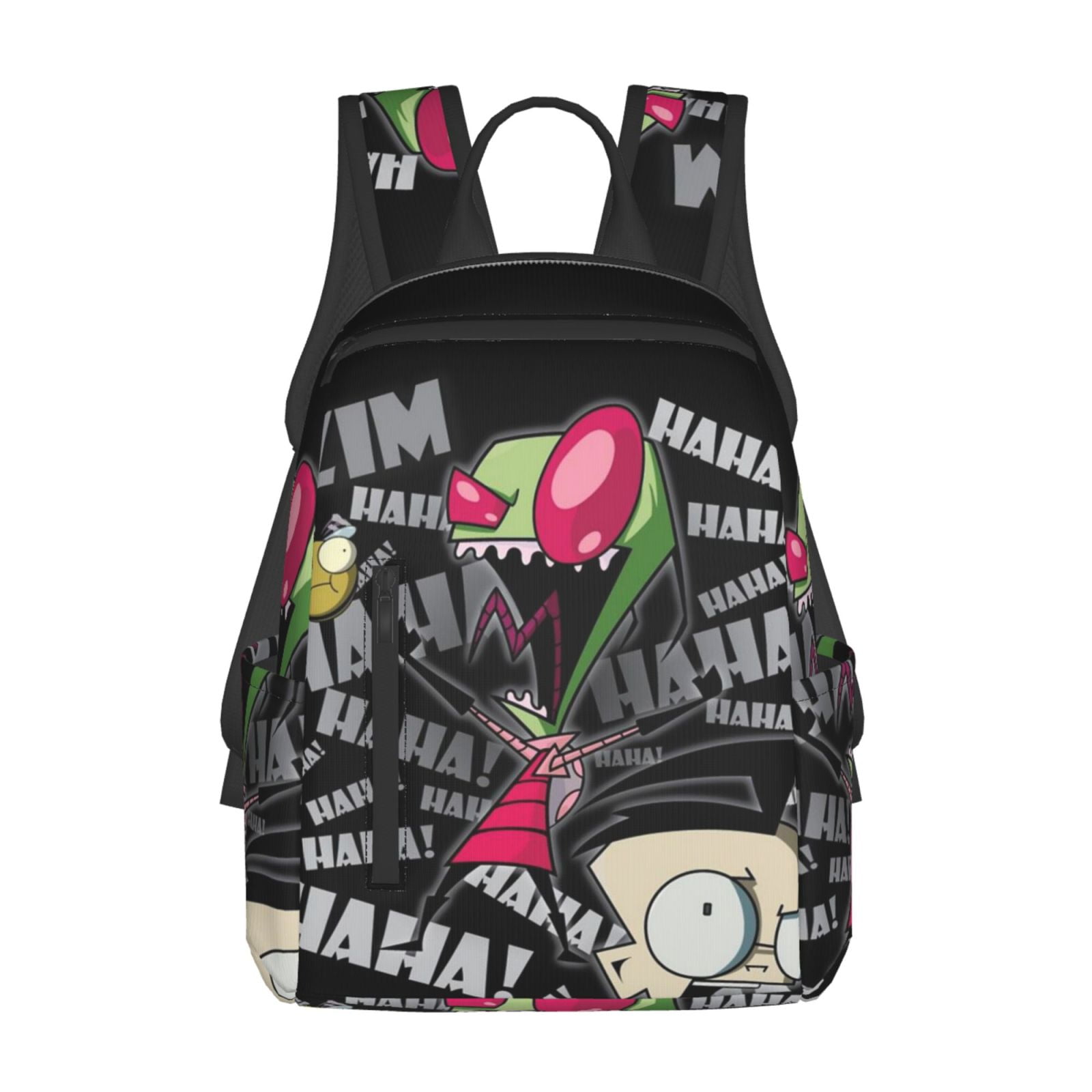 Invader Zim Animation Backpack Student School Bag Bookbag Satchel