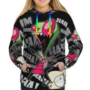Invader Zim Animation Sweatshirt For Womens Fashion Hoodies Pullover Athletic Daily Hoody Hooded Clothing Gift Small