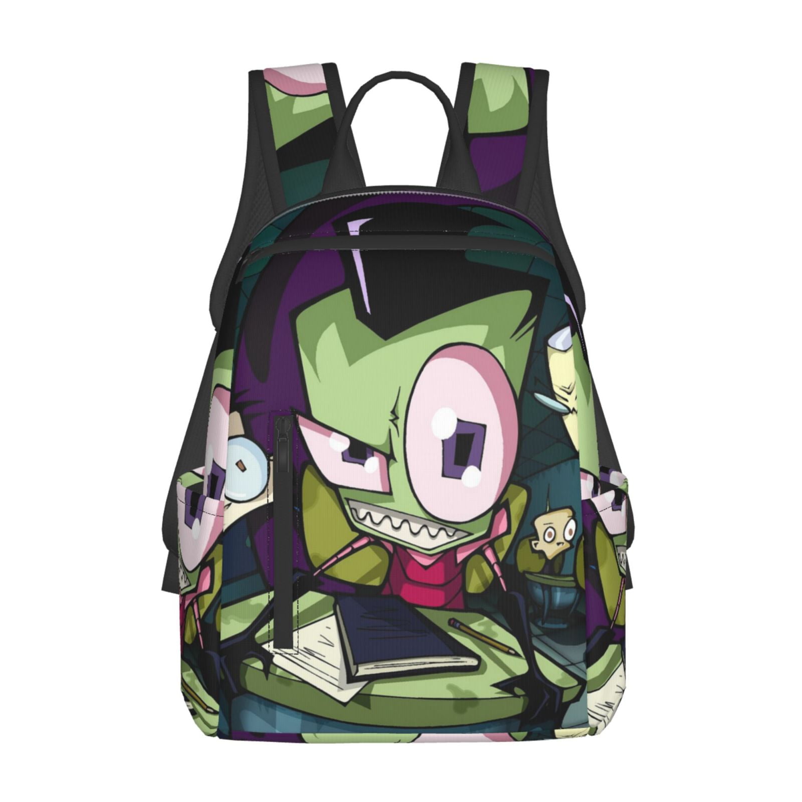 Invader Zim Backpack Student School Bag Bookbag Satchel Lightweight