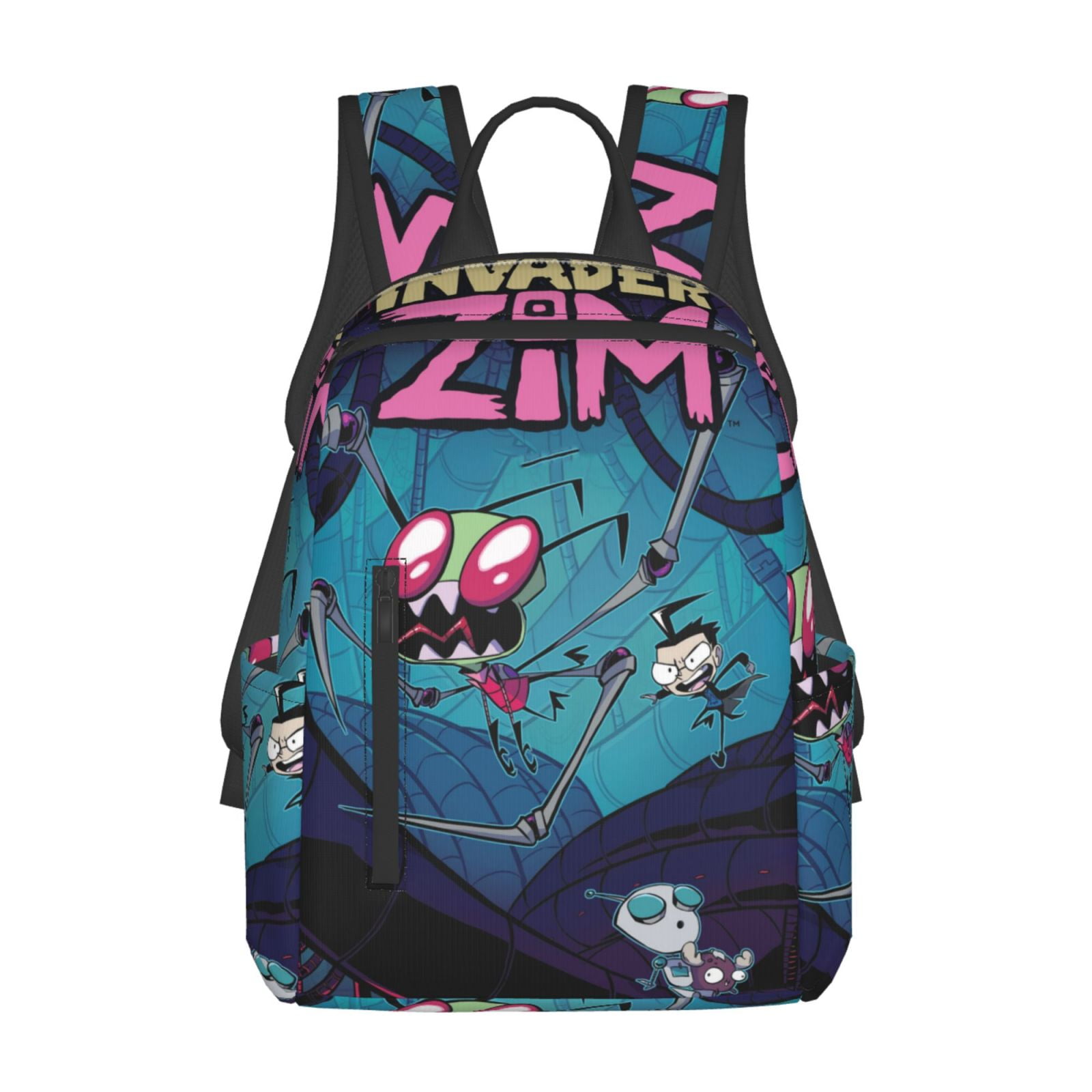Invader Zim Backpack Student School Bag Bookbag Satchel Lightweight