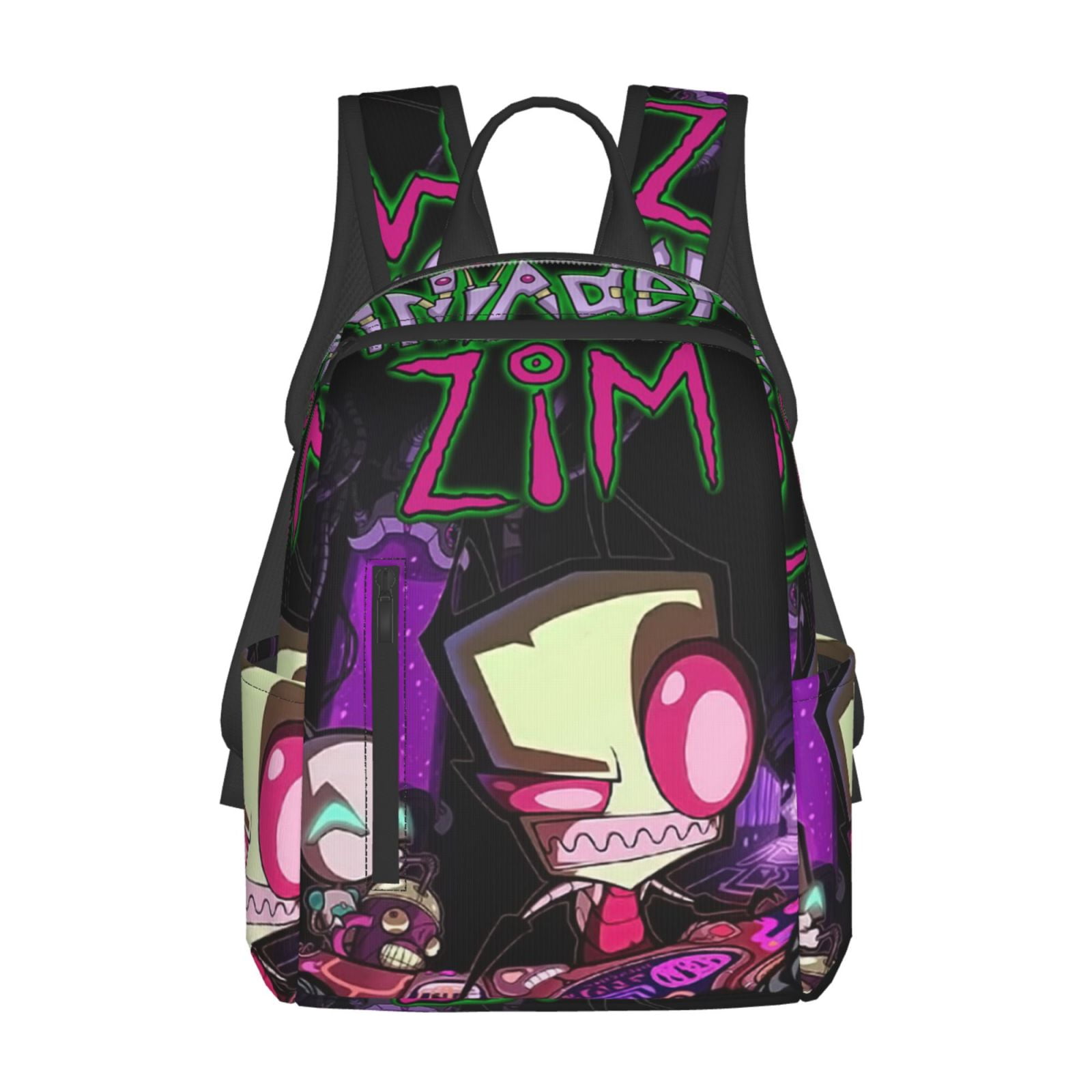 Invader Zim Backpack Student School Bag Bookbag Satchel Lightweight