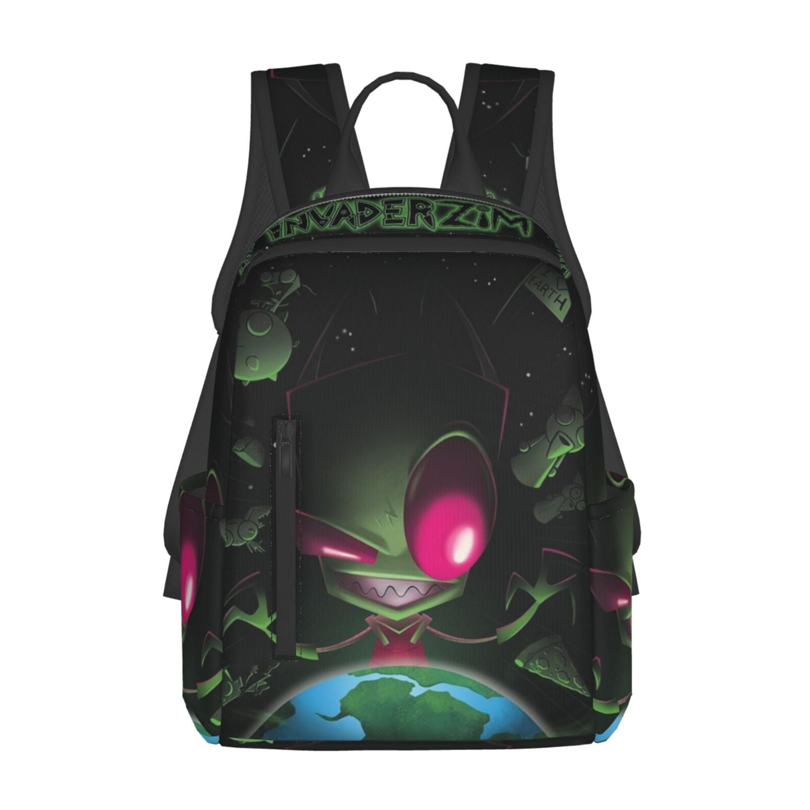 Invader Zim Backpack Student School Bag Bookbag Satchel Lightweight