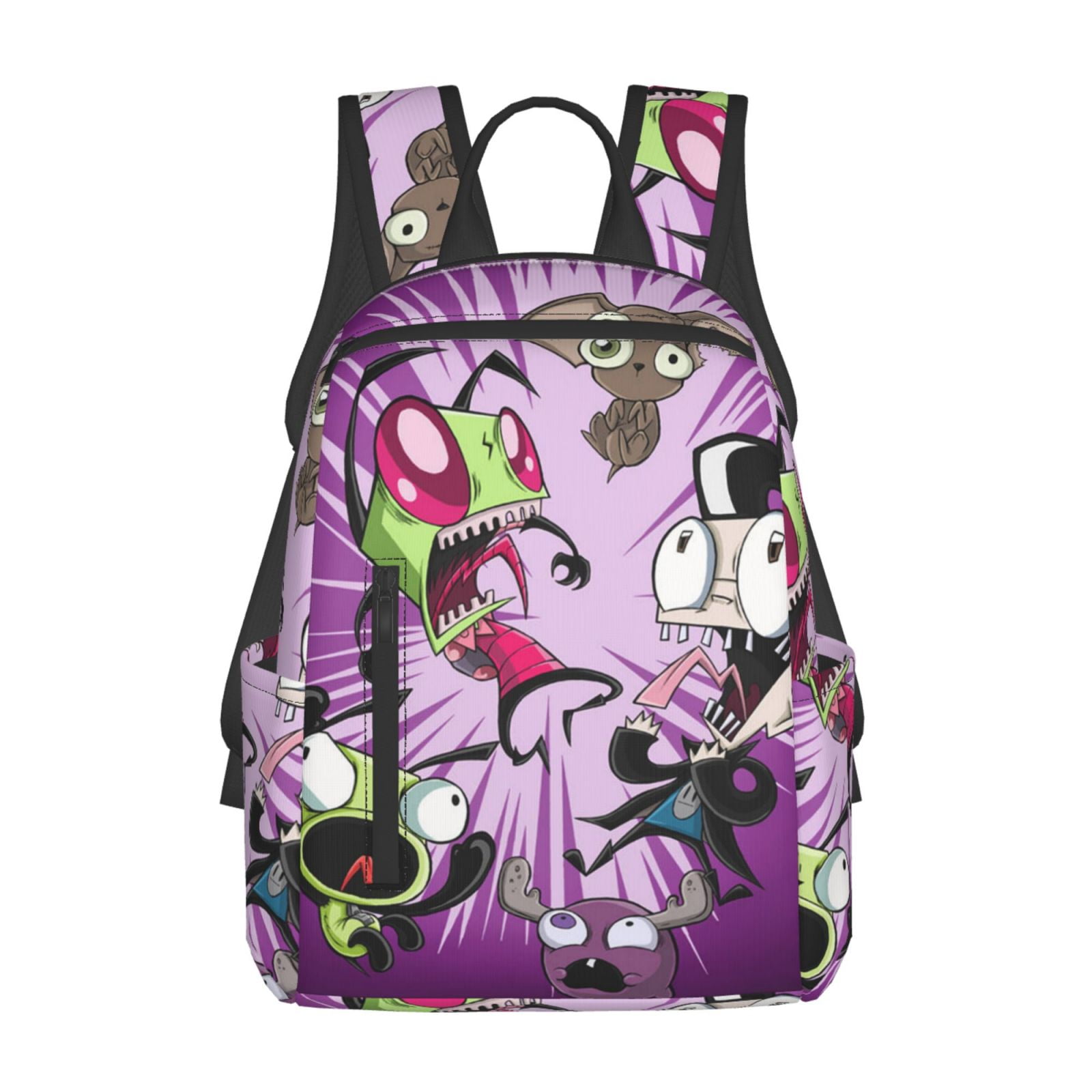 Invader Zim Backpack Student School Bag Bookbag Satchel Lightweight