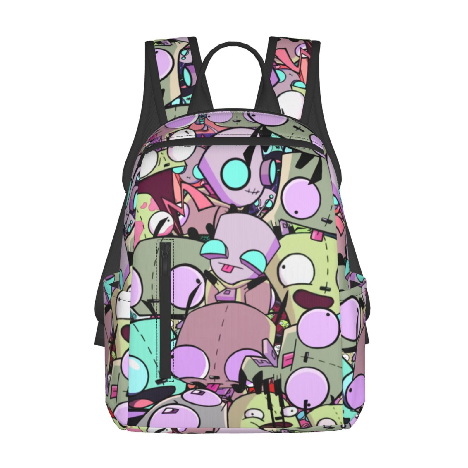 Invader Zim Backpack Student School Bag Bookbag Satchel Lightweight