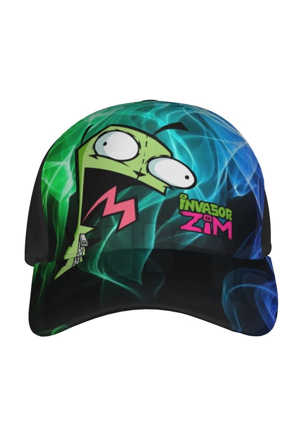 Invader Zim Baseball Hat Hip Hop Caps Sun Hat Outdoor Trucker Hat Adjustable Size For Women Men Teen