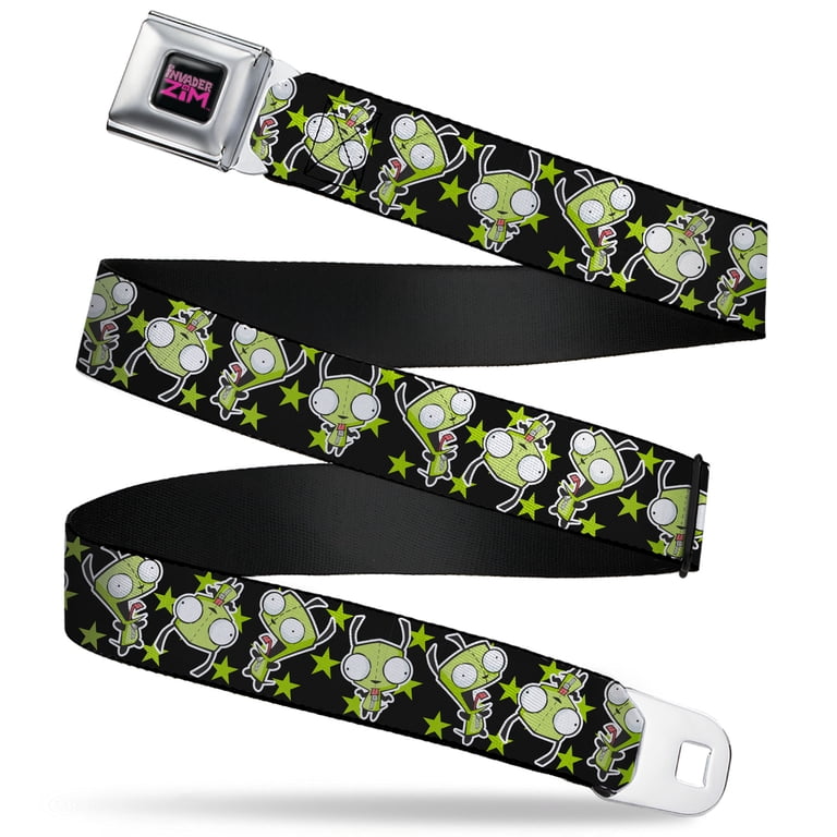 Invader Zim Belt, Seatbelt Buckle Belt, Invader Zim GIR  display picture 1