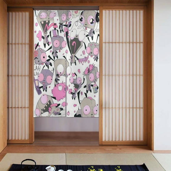 Invader Zim Blackout Curtains For Home Decoration, Insulation Curtains For Window Curtains For Bedrooms, Living Rooms