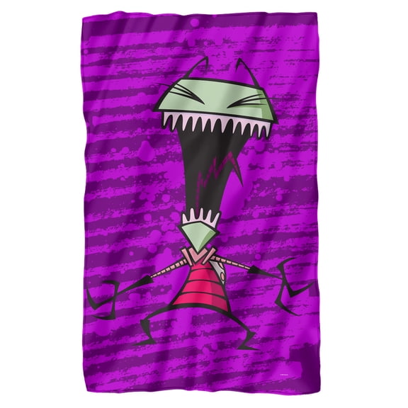 Invader Zim Blanket, 36"x58" Invader Zim Scream Fleece Blanket