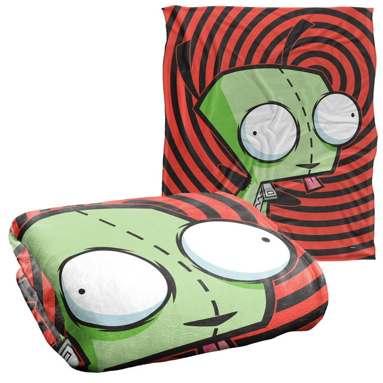 Gir popular Invader Zim Throw Blanket Green