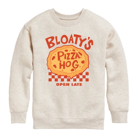 Invader Zim - Bloatys Pizza Hog - Youth Crew Fleece Sweatshirt