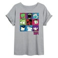 thumbnail image 1 of Invader Zim - Boxed Invader Gir - Women's Oversized Graphic T-Shirt, 1 of 4