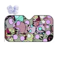 thumbnail image 1 of Invader Zim Car Windshield Sun Shade Auto Front Window Sunshade Cover Block Uv Rays Sun Visor Protector Car Accessories For Car Truck Suv Medium, 1 of 9