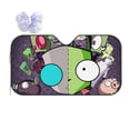 thumbnail image 1 of Invader Zim Car Windshield Sun Shade Auto Front Window Sunshade Cover Block Uv Rays Sun Visor Protector Car Accessories For Car Truck Suv Medium, 1 of 9