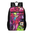 thumbnail image 1 of Invader Zim Cartoon Backpack Shoulders Daypack Student School Bag Satchel Bookbag Outdoor Casual Laptop Rucksack Knapsack 17 inch, 1 of 6