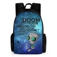 thumbnail image 1 of Invader Zim Casual Backpack Shoulder Bag Daypack Computer Bag with Pocket High Capacity Schoolbag for Student College, 1 of 8