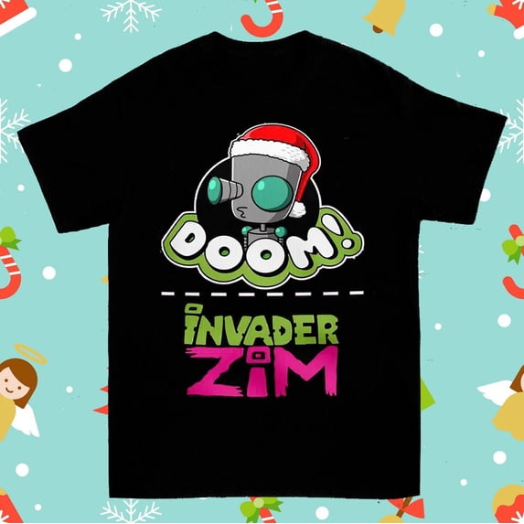 Zim Invasion Invader Zim Christmas Graphic T-Shirt - Walmart.com