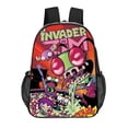 thumbnail image 1 of Invader Zim Clear Backpack Transparent Bag 17 Inch Large Capacity Laptop Daypack Clear Through Backpack Travel Bag For School Daily Office Holiday, 1 of 8
