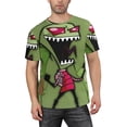 thumbnail image 1 of Invader Zim Comedy Show T-Shirt for Men Novelty 3D Pritneted Casual Short Sleeve Tees Shirt Summer Street T Shirt Top, 1 of 7