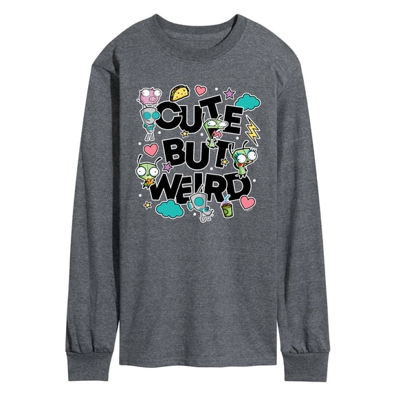 Invader Zim - Cute But Weird Gir - Men's Long Sleeve Graphic T-Shirt
