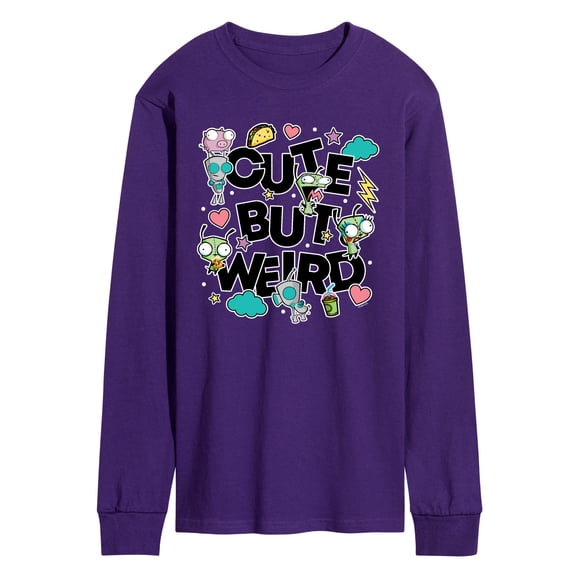 Invader Zim - Cute But Weird Gir - Men's Long Sleeve Graphic T-Shirt