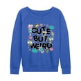thumbnail image 1 of Invader Zim - Cute But Weird Gir - Women's French Terry Long Sleeve Pullover, 1 of 3