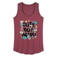 thumbnail image 1 of Invader Zim - Cute But Weird Gir - Women's Racerback Graphic Tank, 1 of 4