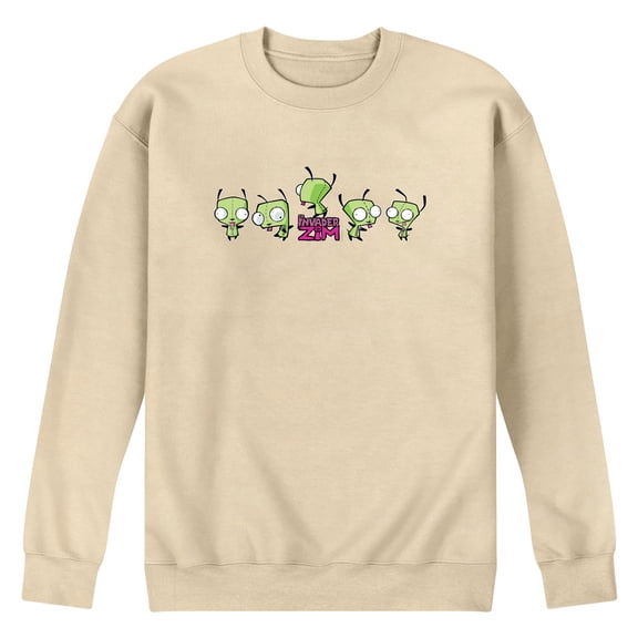Invader Zim - Dancing Gir - Men's Crew Fleece Sweatshirt
