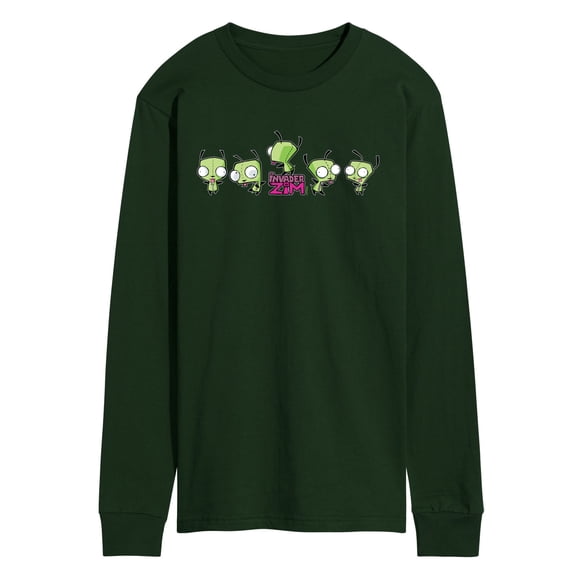 Invader Zim - Dancing Gir - Men's Long Sleeve Graphic T-Shirt
