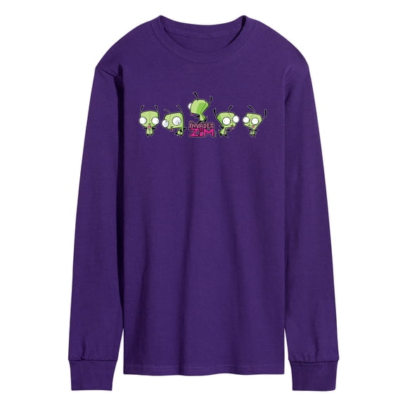 Invader Zim - Dancing Gir - Men's Long Sleeve Graphic T-Shirt