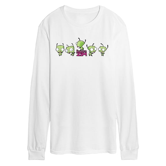Invader Zim - Dancing Gir - Men's Long Sleeve Graphic T-Shirt