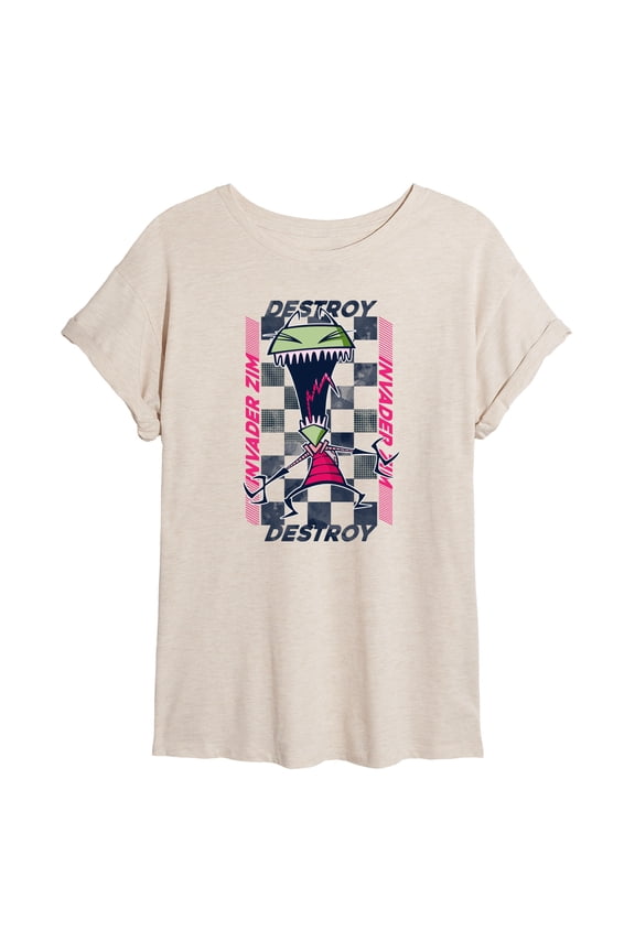 - Destroyer - Women's Oversized Graphic T-Shirt