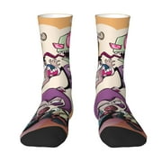 Invader Zim Dib Gaz Adult Socks Breathable Cozy Soft Crew Socks Novelty Casual Calf Stockings For Men Women