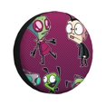 thumbnail image 1 of Invader Zim Dib Gir Spare Tire Cover Waterproof Dust-Proof Universal Wheel Tire Cover Protector Accessories 14" 15" 16" 17", 1 of 7
