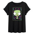 Zim Invasion Invader Zim - GIR Retro Grid Women's Relaxed Fit T-Shirt - Walmart.com