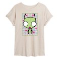 Zim Invasion Invader Zim - GIR Retro Grid Women's Relaxed Fit T-Shirt - Walmart.com