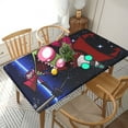 thumbnail image 1 of Invader Zim Galaxy Table Cover Reusable Fitted Rectangle Elastic Edged Tablecloth For Kitchen Dining Party 2.5X5ft, 1 of 8