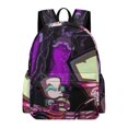 thumbnail image 1 of Invader Zim Gir Cartoon Adjustable Laptop Backpack Daypack Satchel Bookbag Half Printed Rucksack Travel Bag, 1 of 8