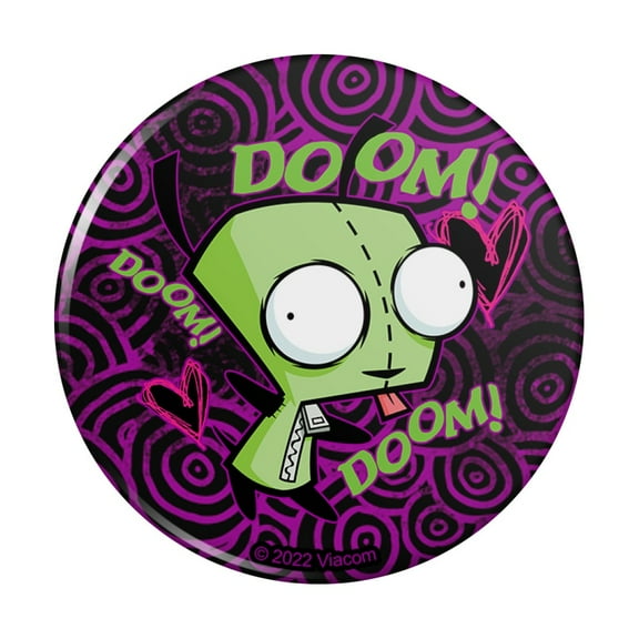 Invader Zim Gir Doom Dance Pinback Button Pin