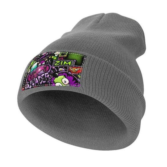 Invader Zim Gir Fashion Knitted Cap Unisex Outdoors Hip Hop Knit Caps Comfortable Warm Winter Hats