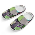 thumbnail image 1 of Invader Zim Gir Gaz Kid's Cotton Slippers Winter Warm Soft Plush Slippers with Rubber Sole Non-Slip Indoor Outdoor Slip on Shoes Fluffy House Slippers For Boys Girls Teen, 1 of 8