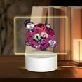 thumbnail image 1 of Invader Zim Gir Planet Acrylic Night Light Adjustable 3 Light Modes USB Cable Lamp Light Display Base Rectangular LED Light For Bookshelves Desk Bedside Tables Bedroom Child Room, 1 of 9