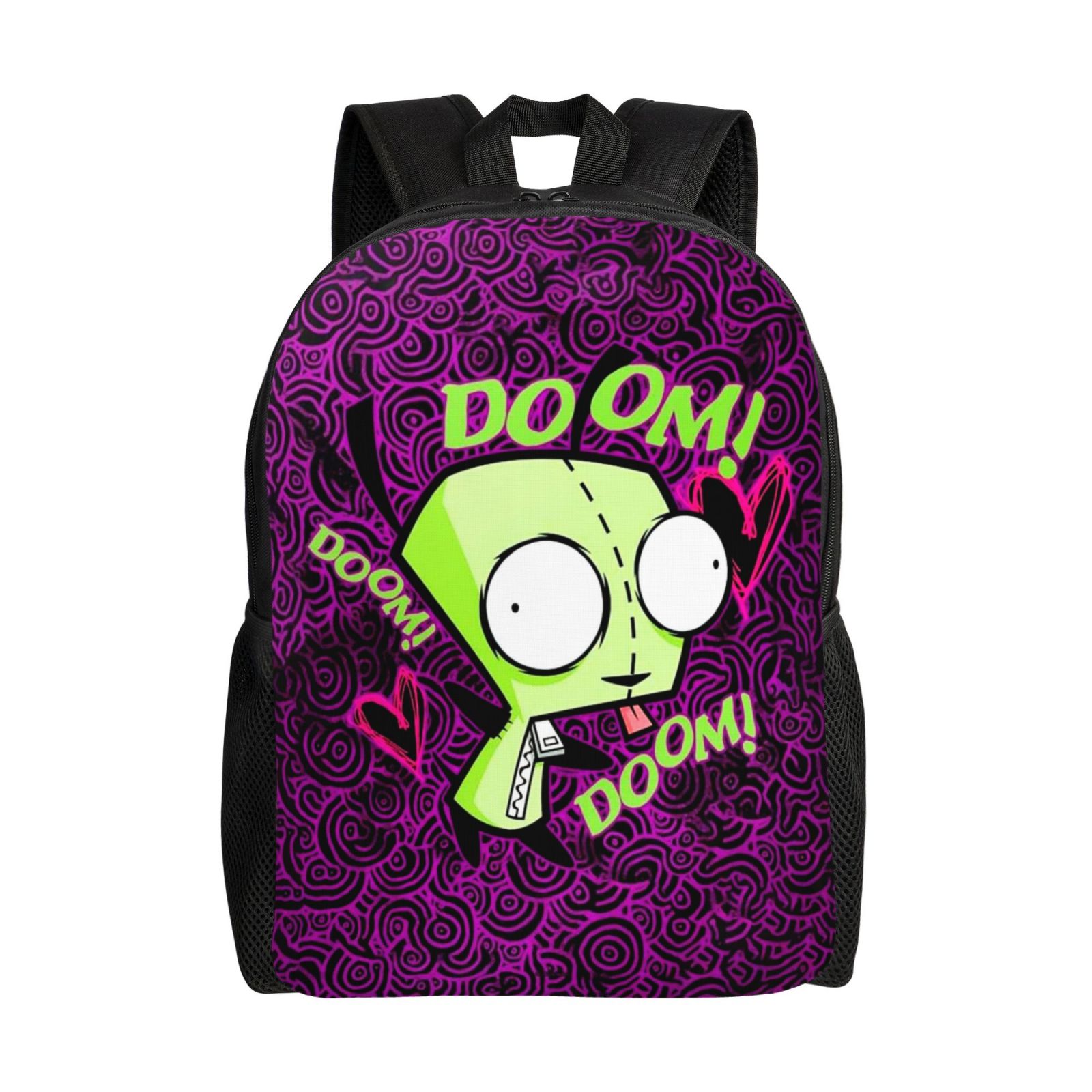 Invader Zim Gir School Backpack Kids Bookbag Large For School Office