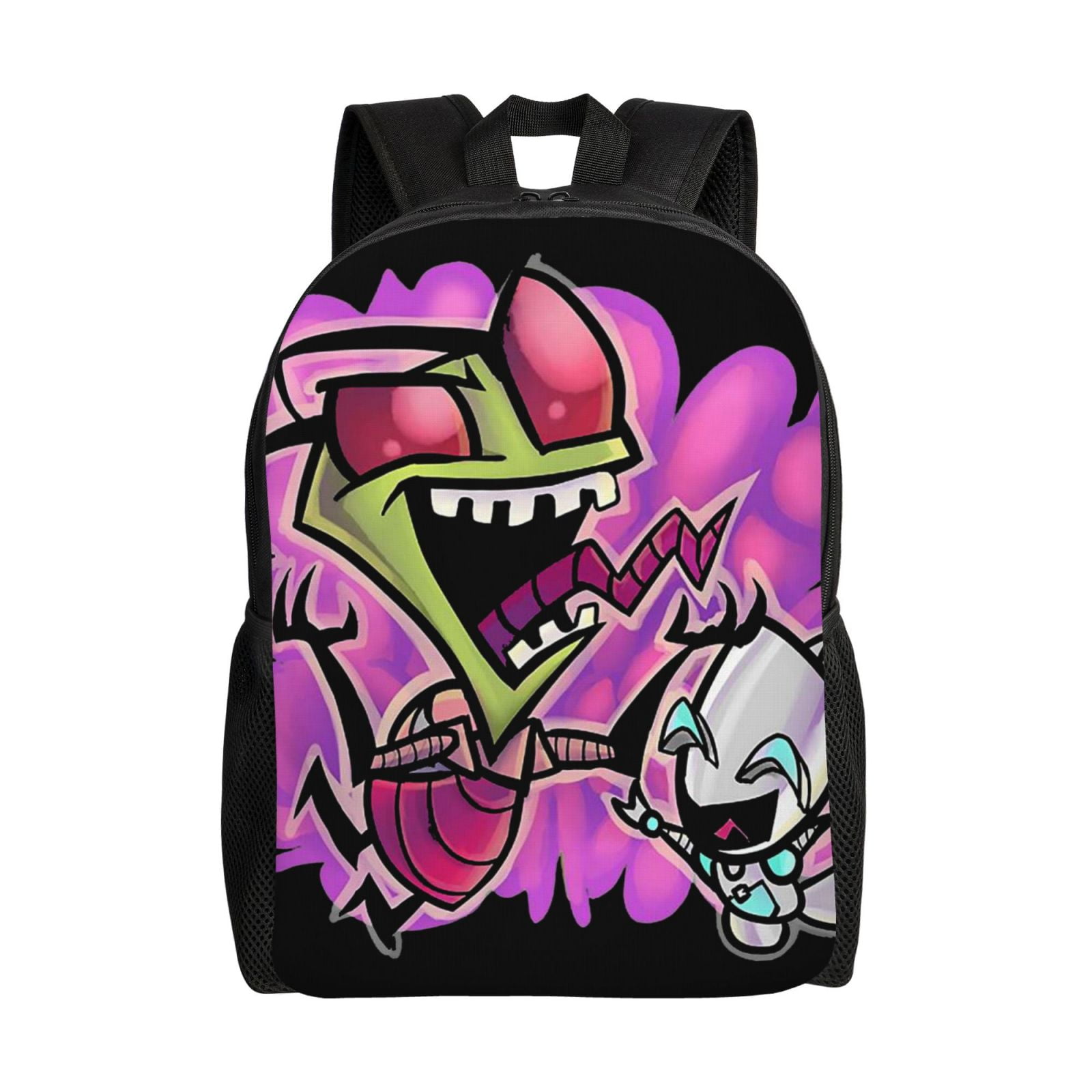 Invader Zim Gir School Backpack Kids Bookbag Large For School Office