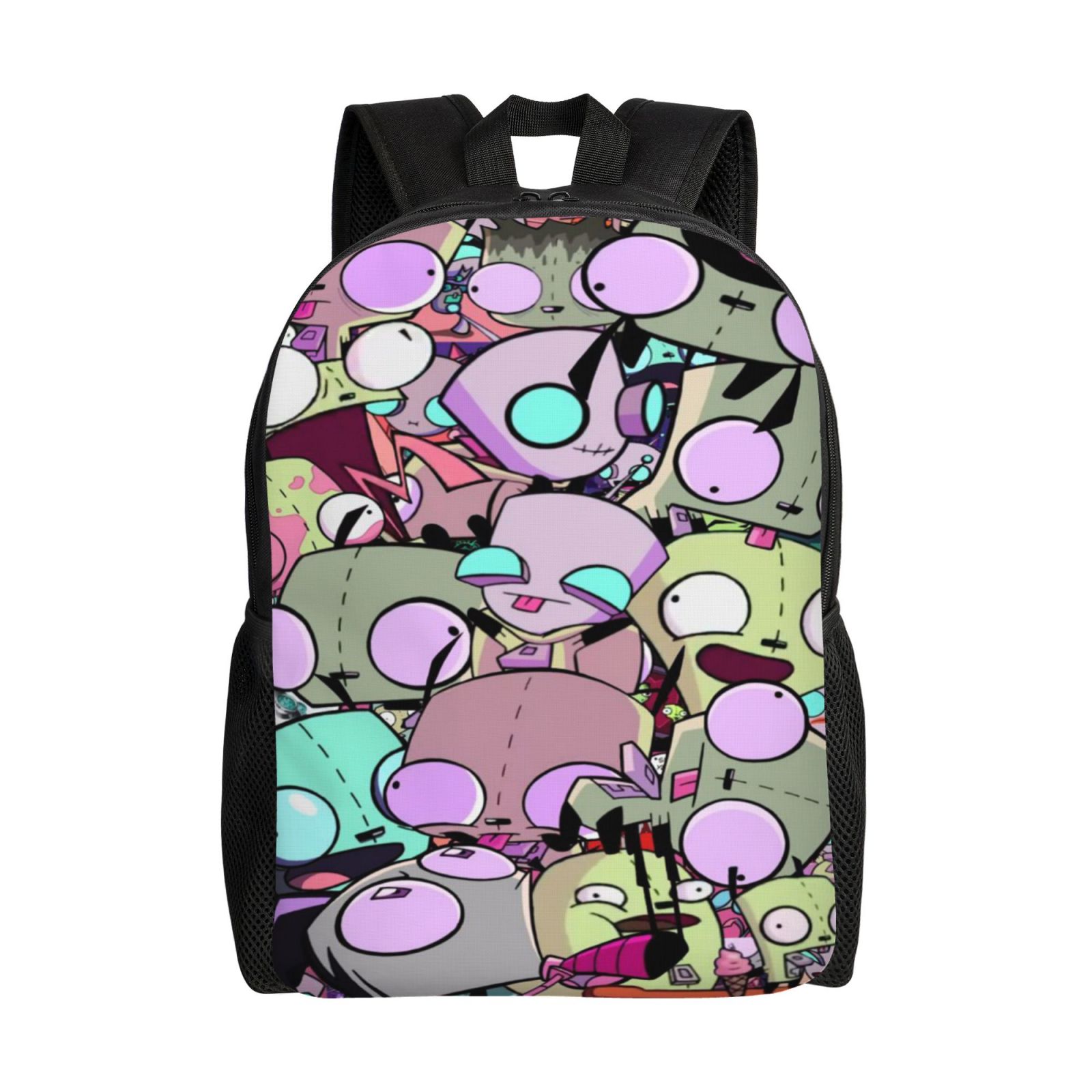 Invader Zim Gir School Backpack Kids Bookbag Large For School Office