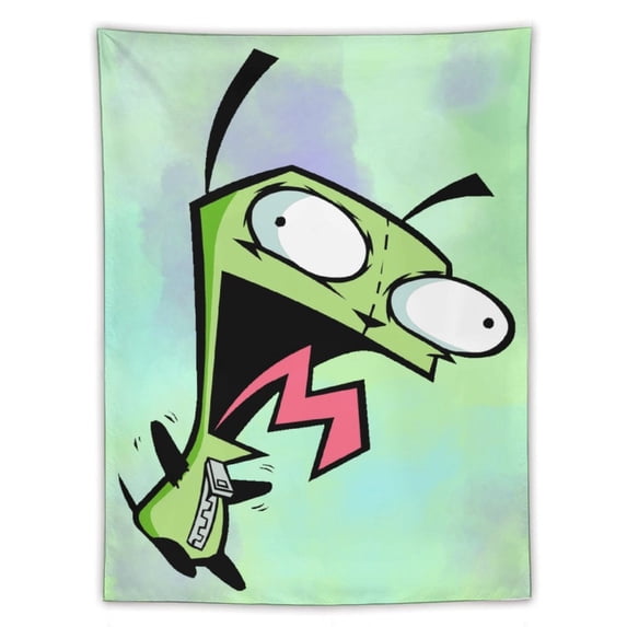 Invader Zim Gir Tapestry Luxury Wall Hanging Tapestries Decoration For Living Room Bedroom Dormitory Mural Blanket Wall Art Tapestry