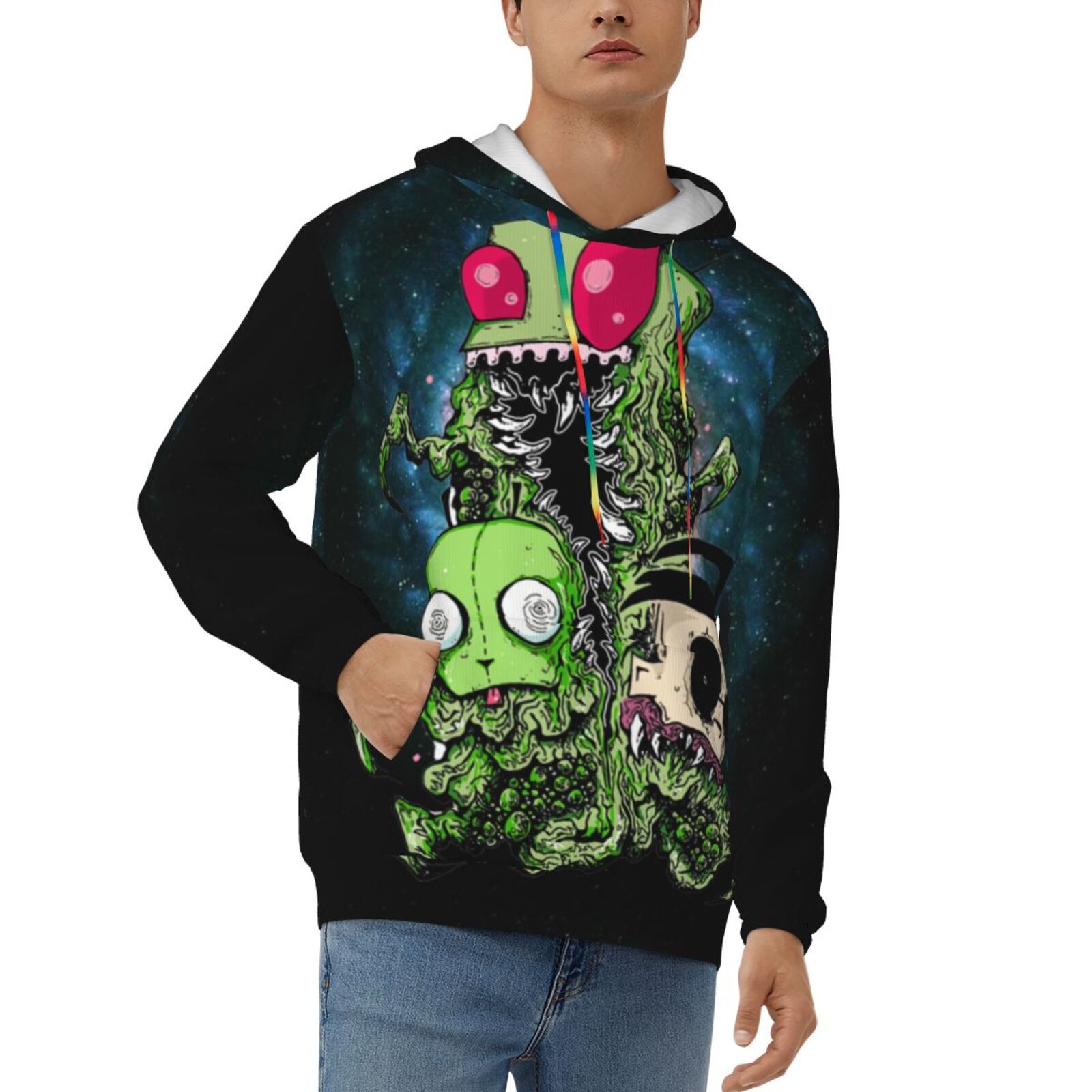 the Artist Invader Hooded Sweatshirt Men