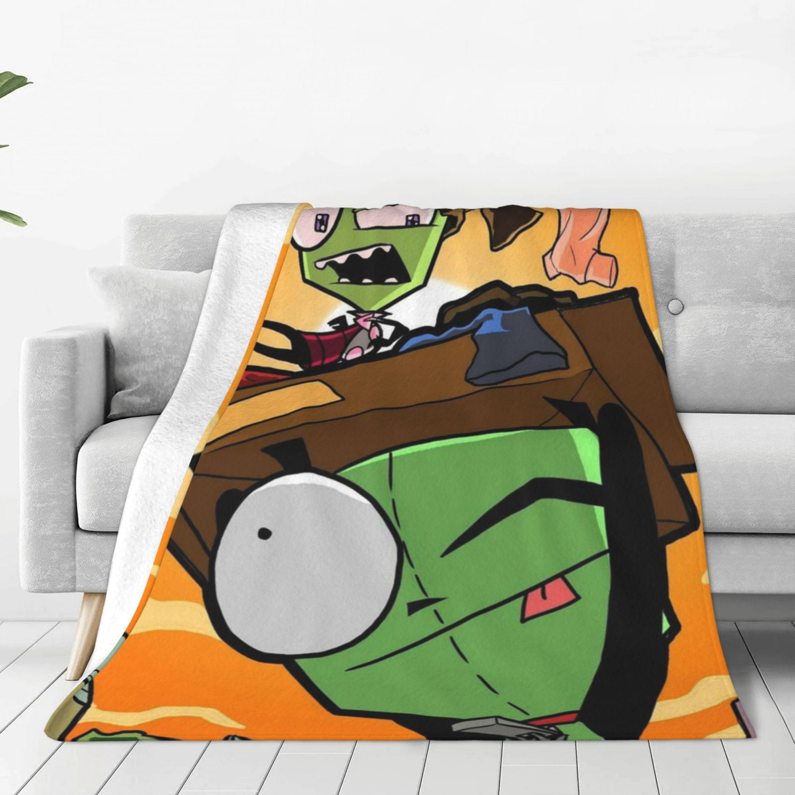 Personalized Flamingo Baby Blanket - Custom Name Fuzzy Throw 30x40 Inches