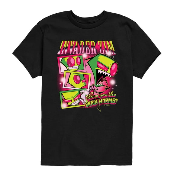 Invader Zim - Have you the brain worms - Youth Short Sleeve Graphic T-Shirt