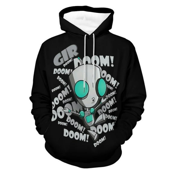 Invader Zim Hoodie Unisex 3d Novelty Hoodies Graphic Hoodies Pullover Sweatshirts For Men Women Teen S